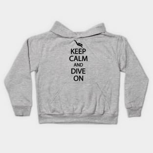 calm dive Kids Hoodie